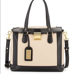 NEW Badgley Mischka “Bella” Saffiano Handbag